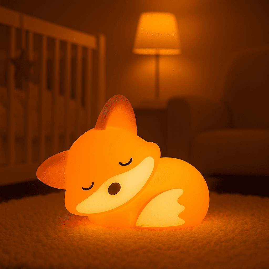 Veilleuse Bébé Renard et ses 2 intensités lumineuses 