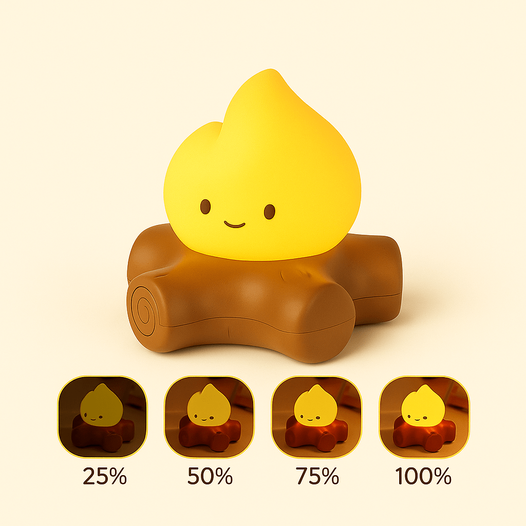 Veilleuse Bruit Blanc Feu de Camp