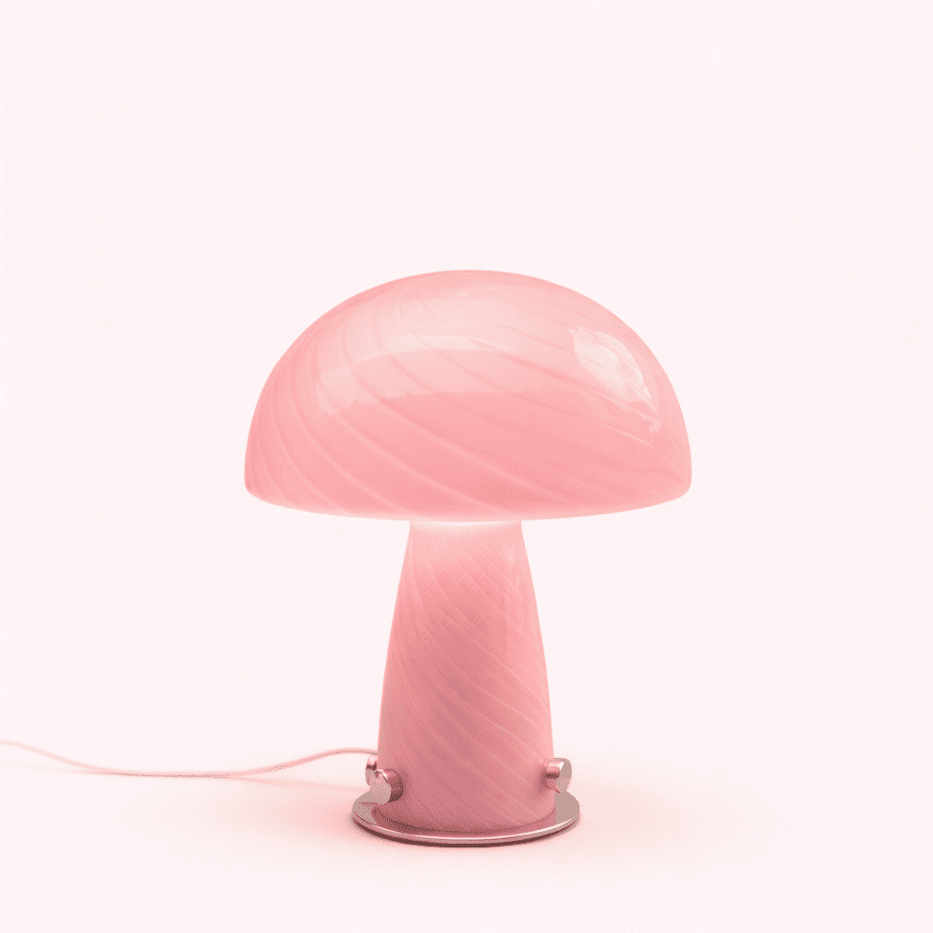 Veilleuse Champignon Rose
