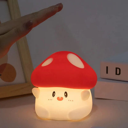 Veilleuse Champignon Rouge