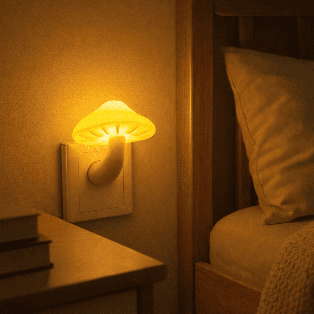 Veilleuse Champignon sur Prise