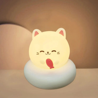 Veilleuse Chat LED