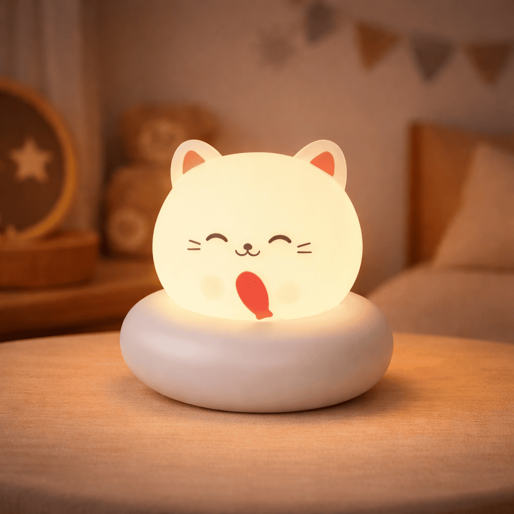 Veilleuse Chat LED