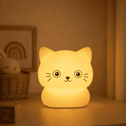 Veilleuse Chat Blanc