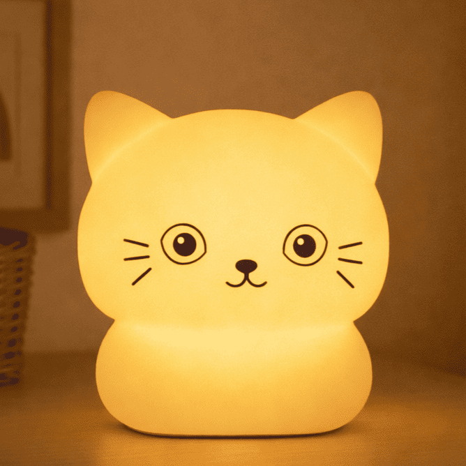 Veilleuse Chat Blanc