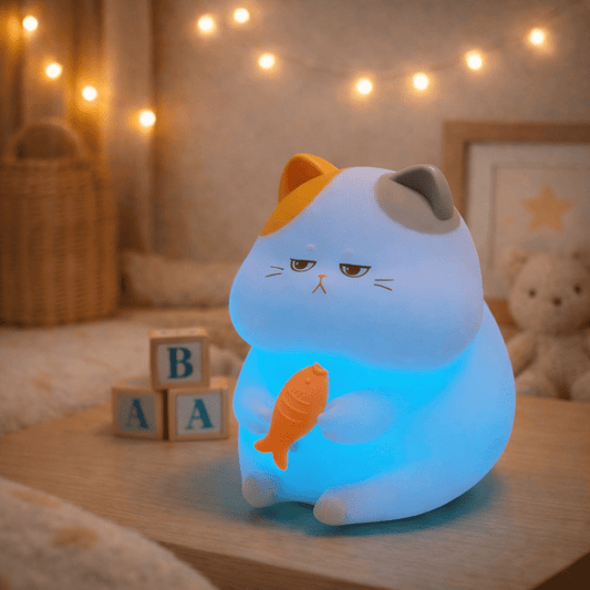 Veilleuse Chat Multicolore