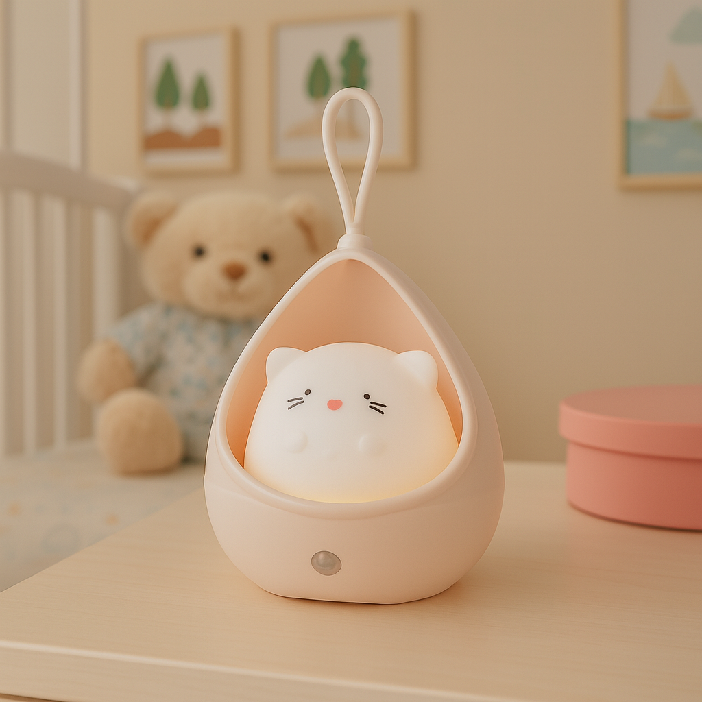 Veilleuse Chat Portable