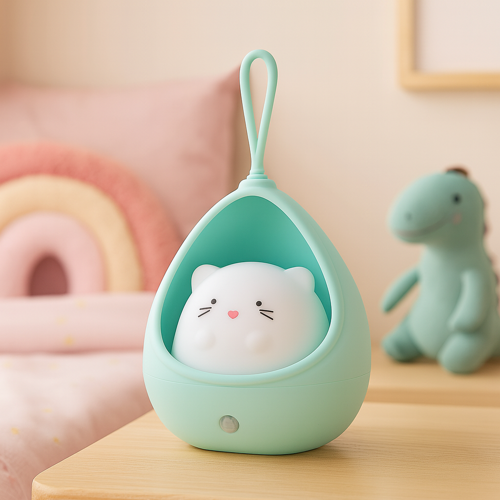 Veilleuse Chat Portable