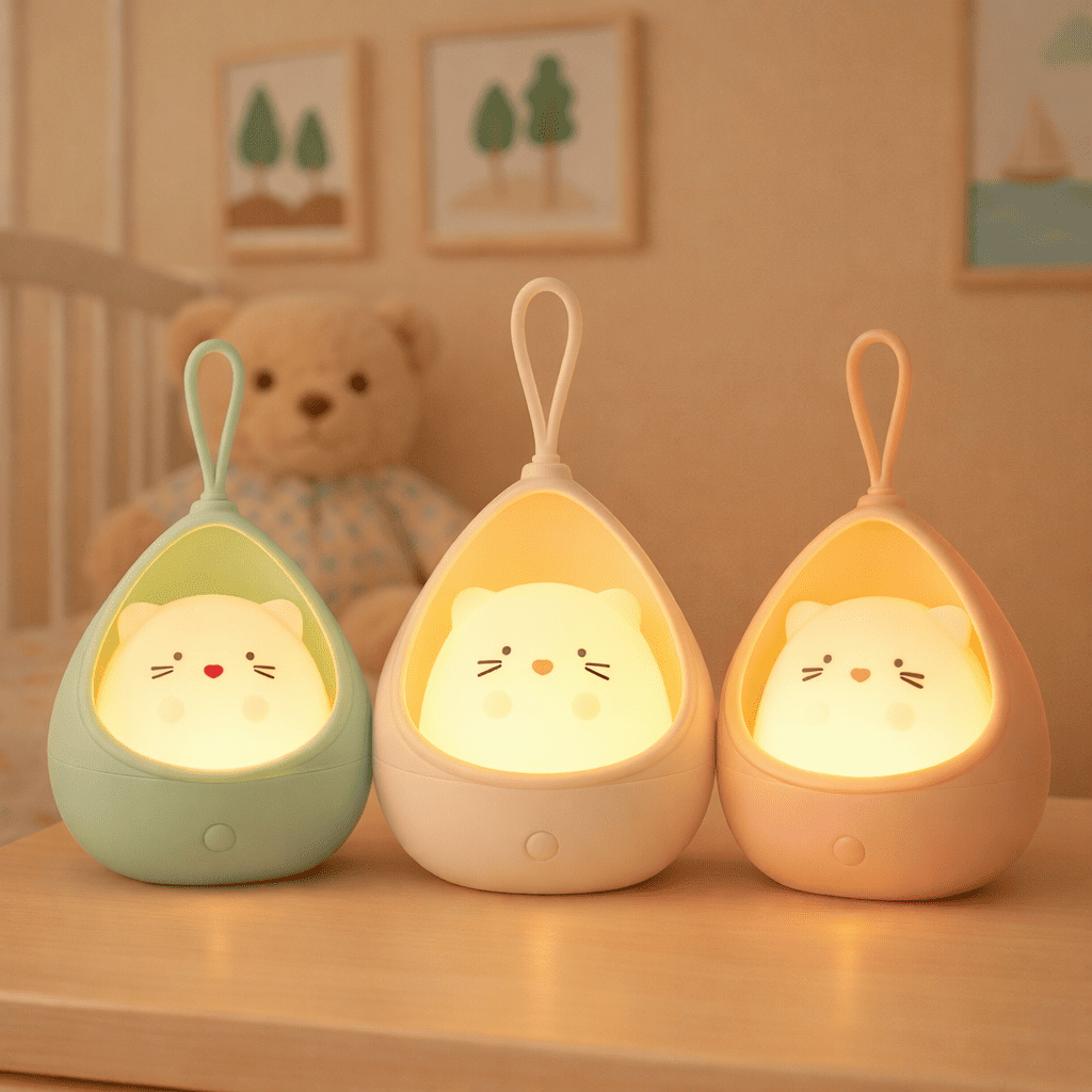 Veilleuse Chat Portable