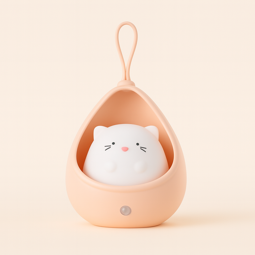 Veilleuse Chat Portable