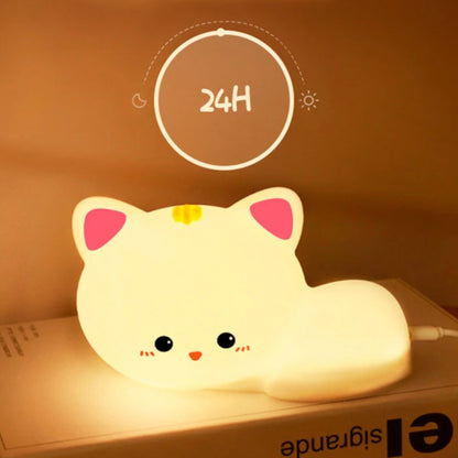 Veilleuse Chat Rechargeable