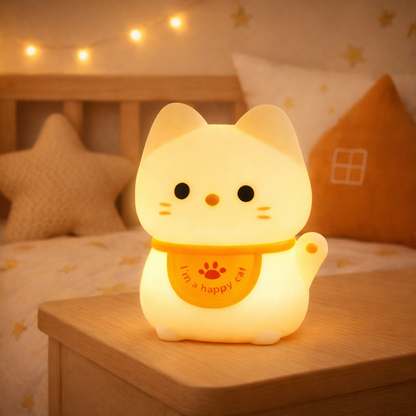 Veilleuse Chat Silicone