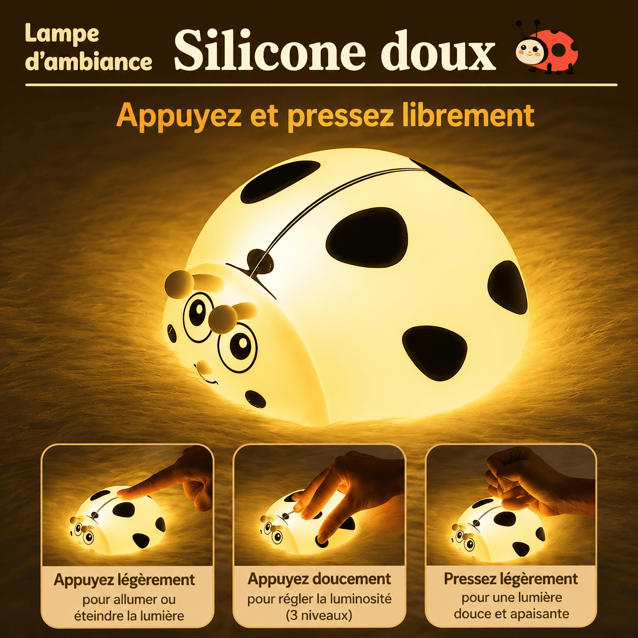 Veilleuse Coccinelle