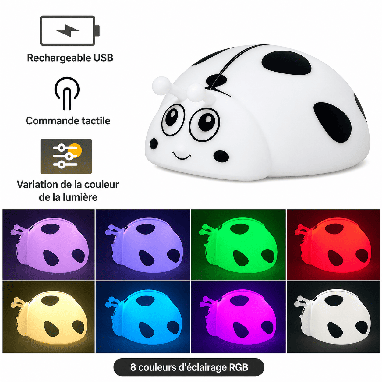 Veilleuse Coccinelle