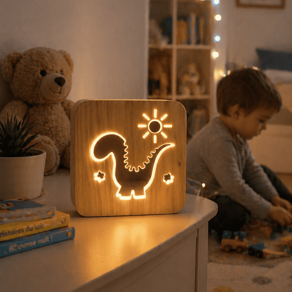Veilleuse Dinosaure sur Secteur