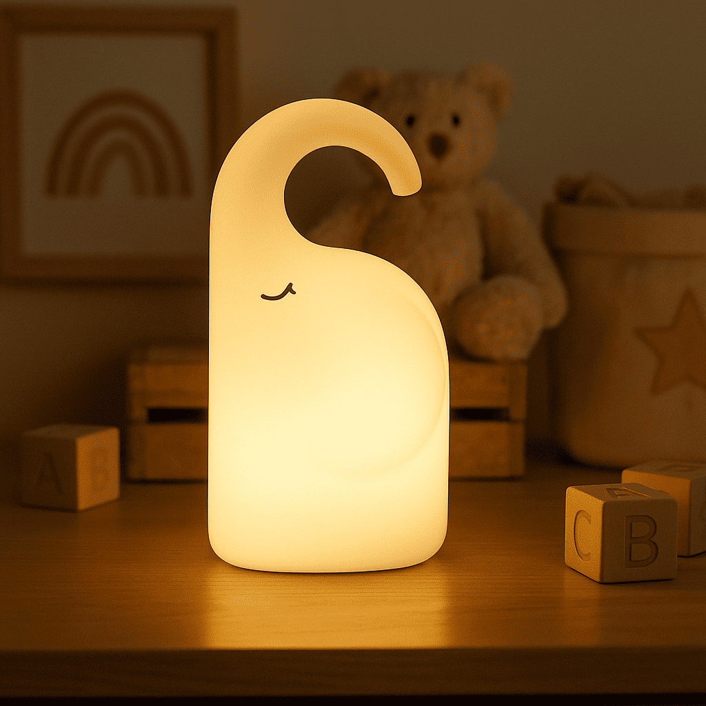 Veilleuse Elephant Blanc