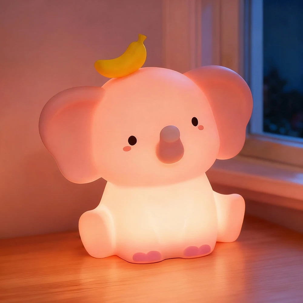 Veilleuse Éléphant Rechargeable
