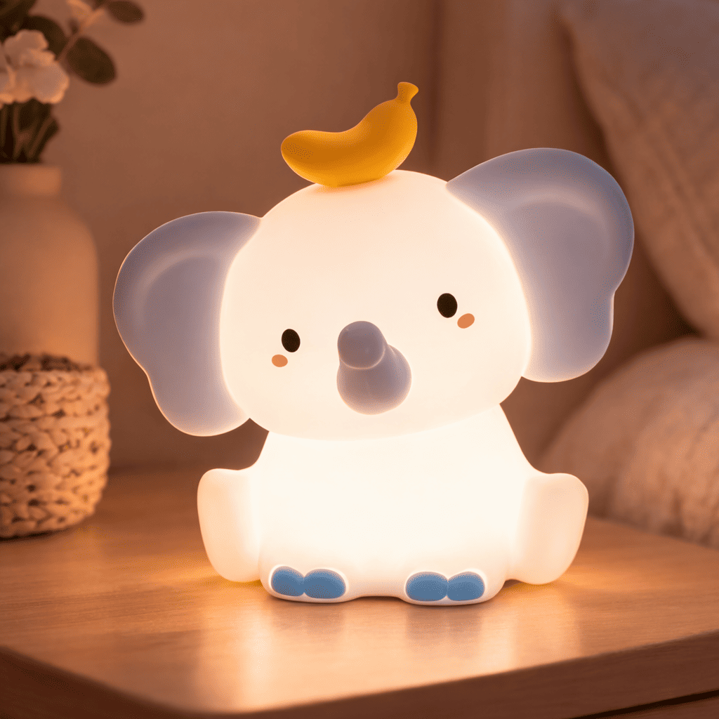 Veilleuse Éléphant Rechargeable