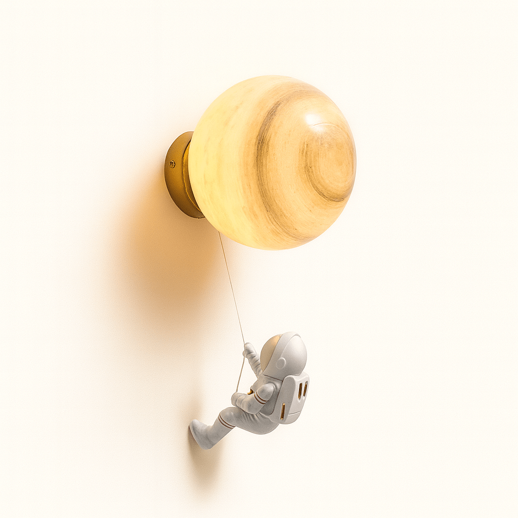 Veilleuse Enfant Astronaute Murale