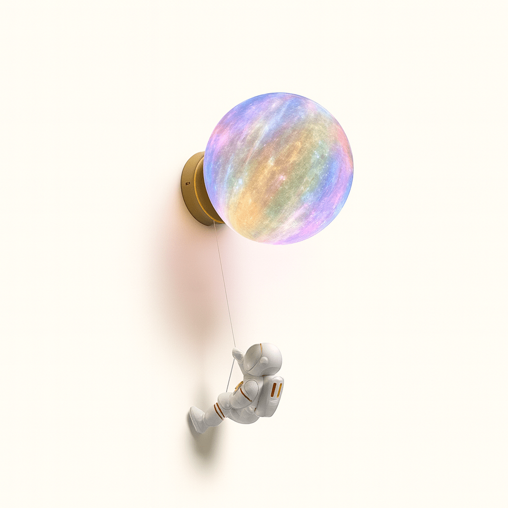 Veilleuse Enfant Astronaute Murale