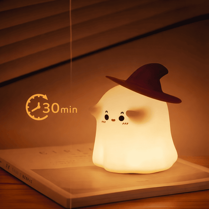Veilleuse Fantôme d'halloween avec minuterie de 30 minutes 