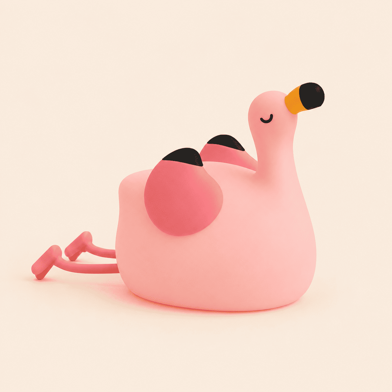 Veilleuse Flamant Rose