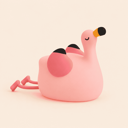 Veilleuse Flamant Rose