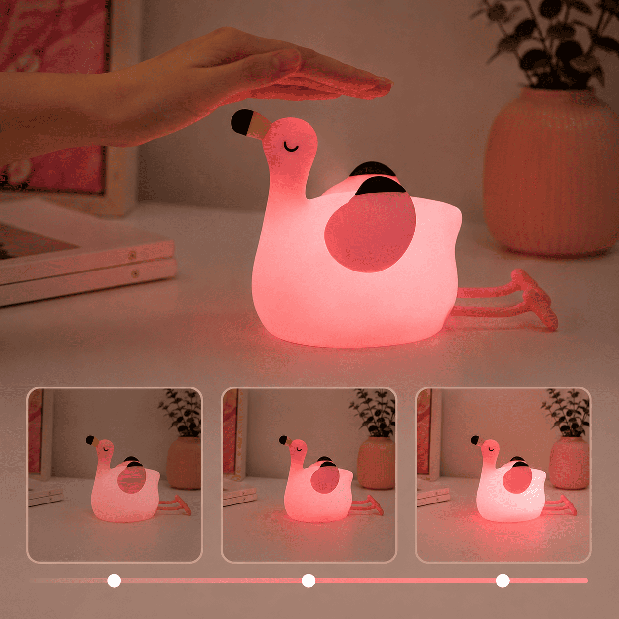 Veilleuse Flamant Rose