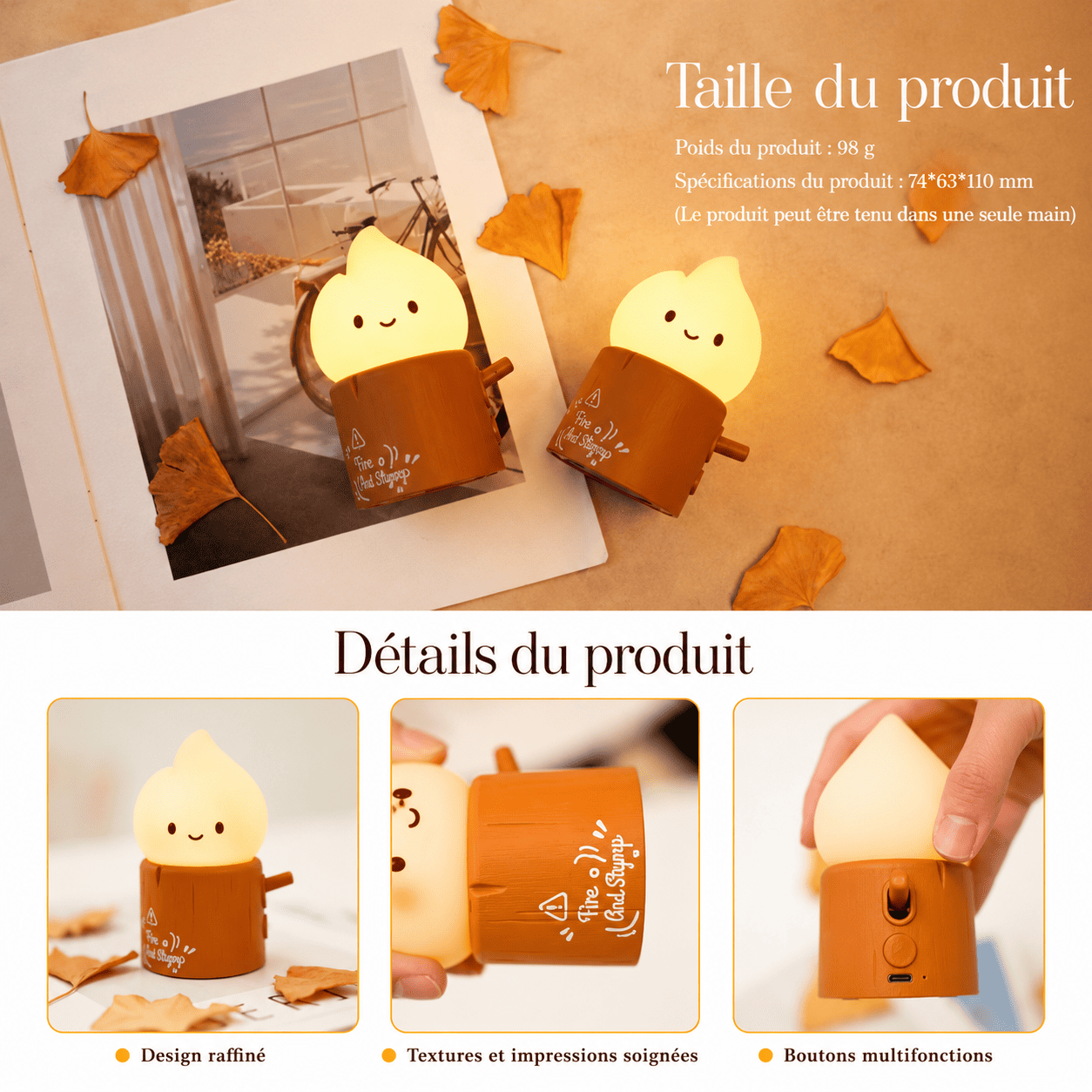 veilleuse flamme