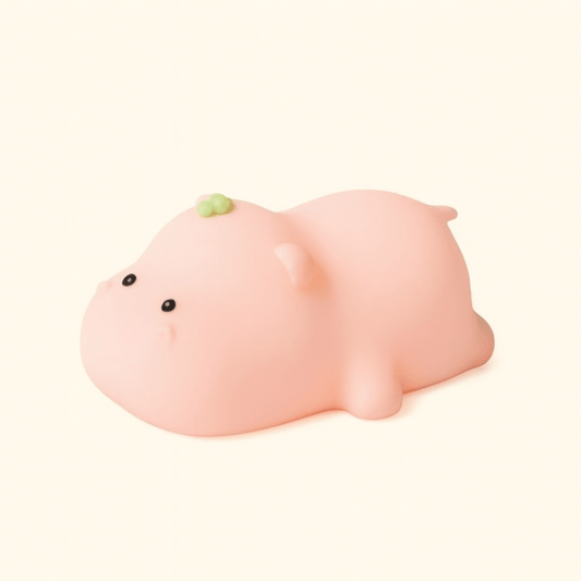 Veilleuse Hippopotame Rose