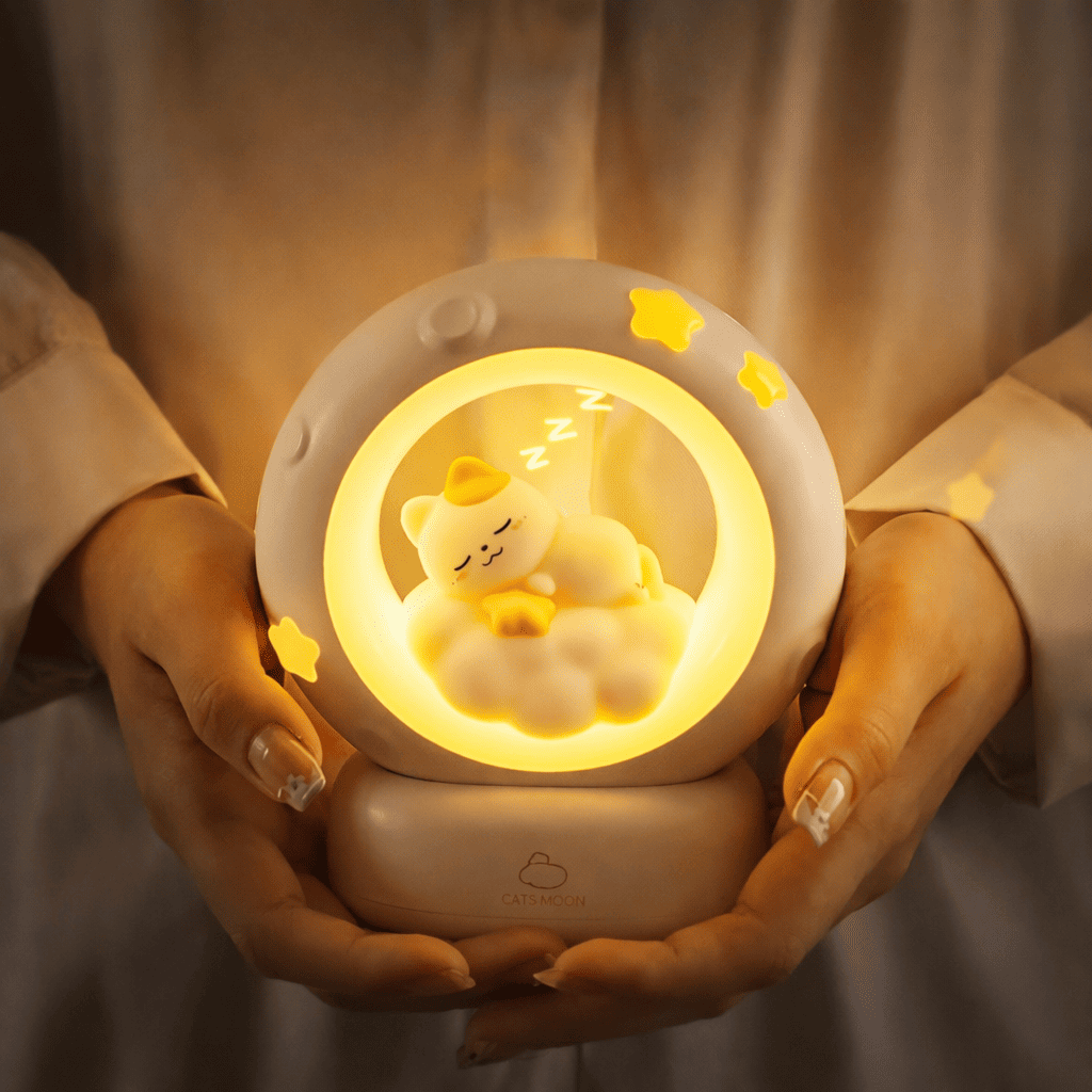 Veilleuse Lampe Chat Adorable