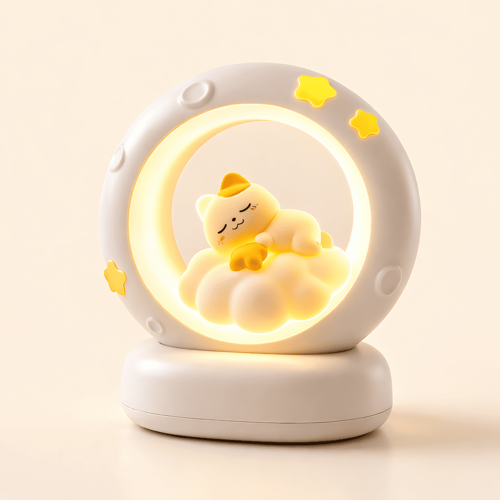 Veilleuse Lampe Chat Adorable