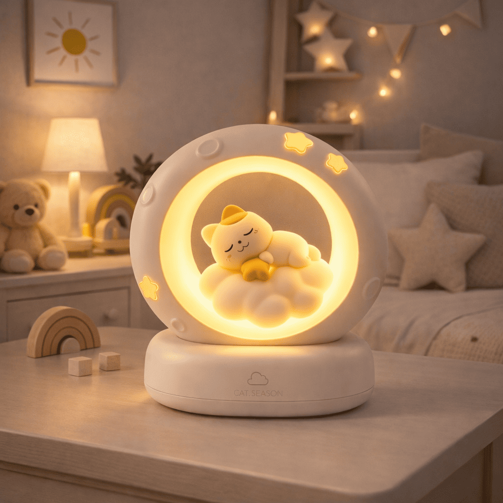 Veilleuse Lampe Chat Adorable