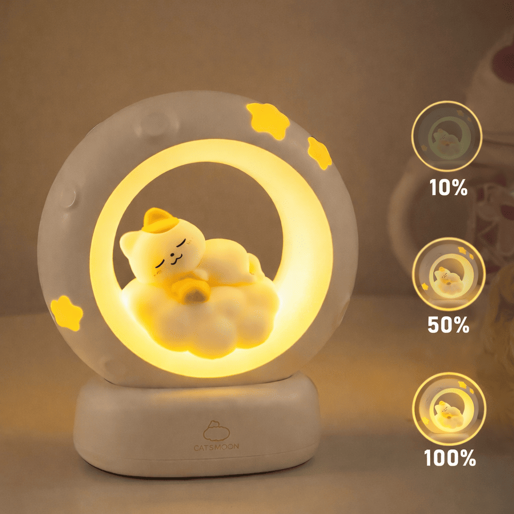 Veilleuse Lampe Chat Adorable