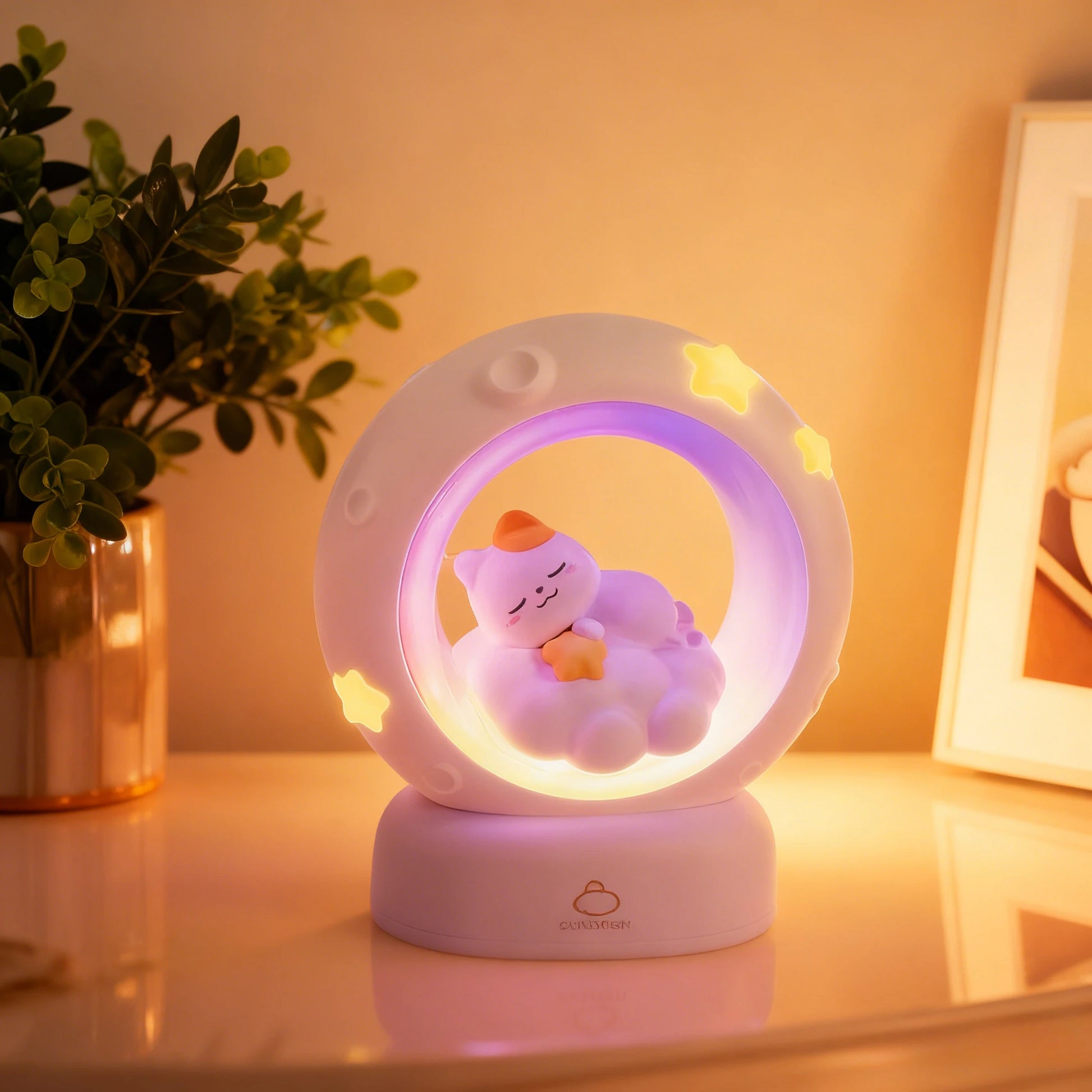 Veilleuse Lampe Chat Adorable