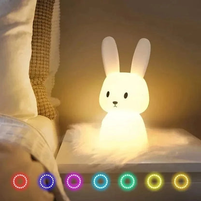 Veilleuse Lapin Blanc Blanc