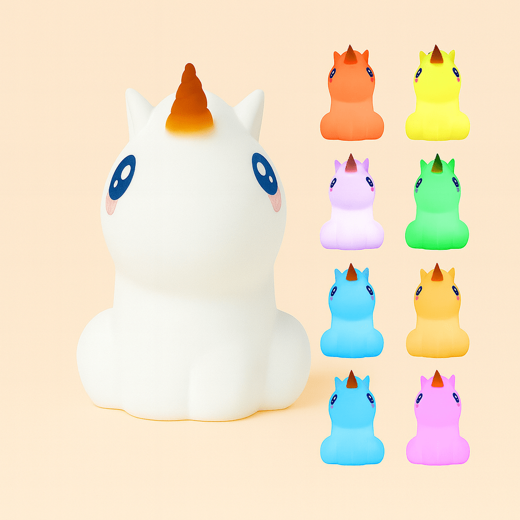 Veilleuse Licorne Multicolore