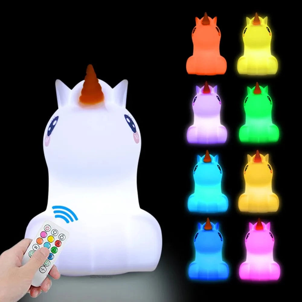 Veilleuse Licorne Multicolore