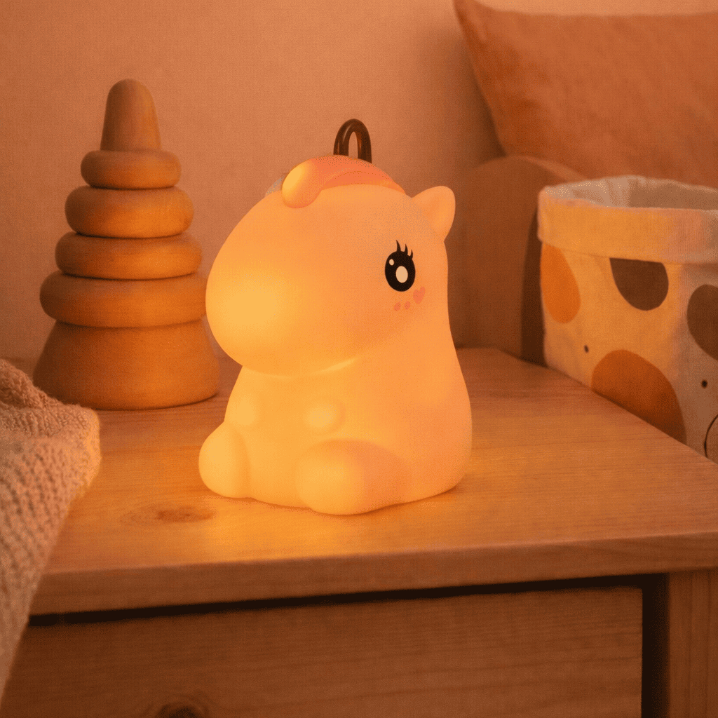 Veilleuse Licorne Rose