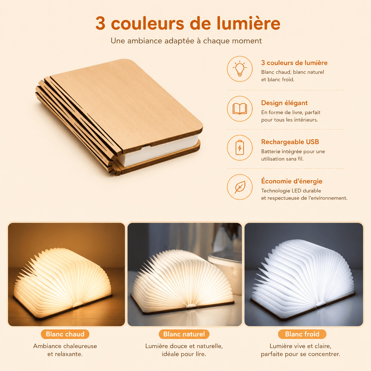 Veilleuse Livre