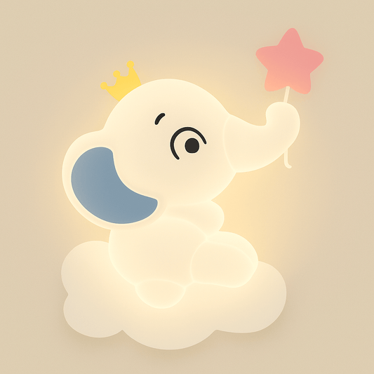 Veilleuse Murale Bébé Éléphant