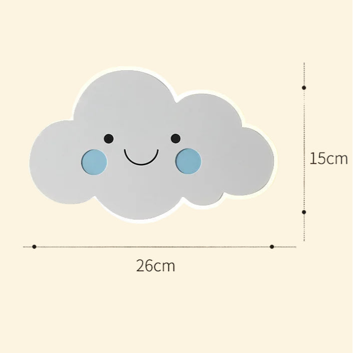 Veilleuse Murale Bébé Nuage