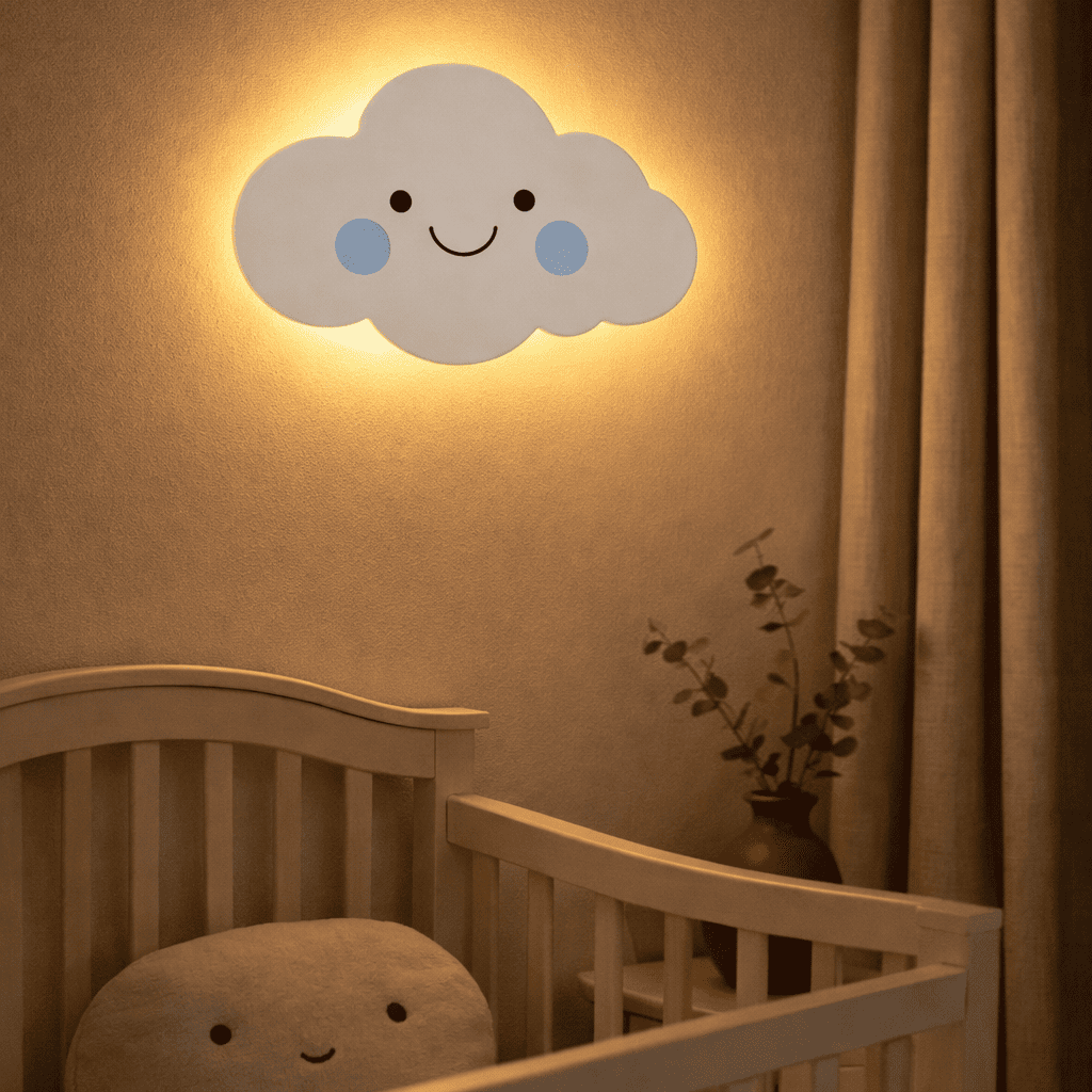 Veilleuse Murale Bébé Nuage 