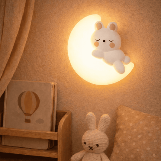 Veilleuse Murale Lapin Lune