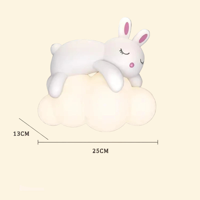 Veilleuse Murale Lapin Nuage