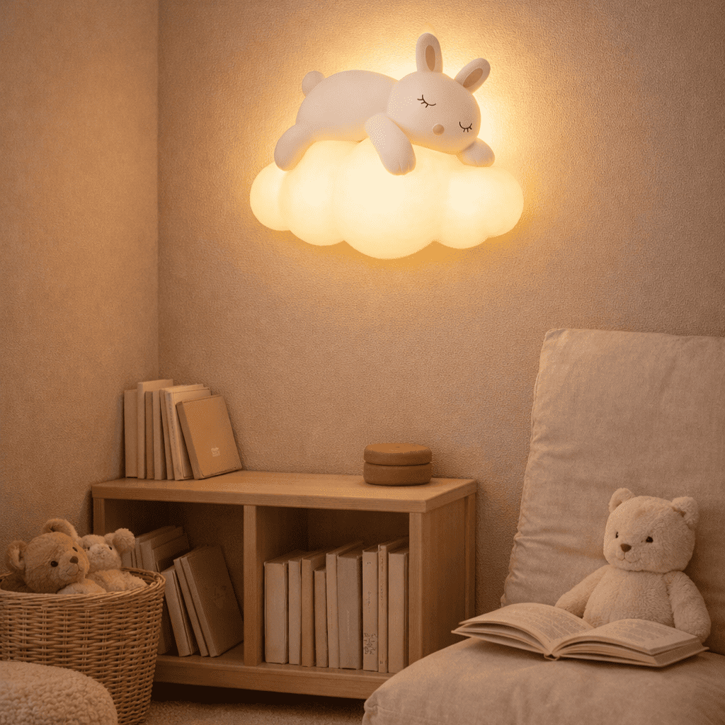 Veilleuse Murale Lapin Nuage