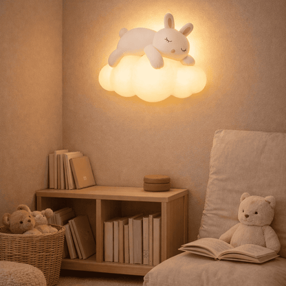 Veilleuse Murale Lapin Nuage