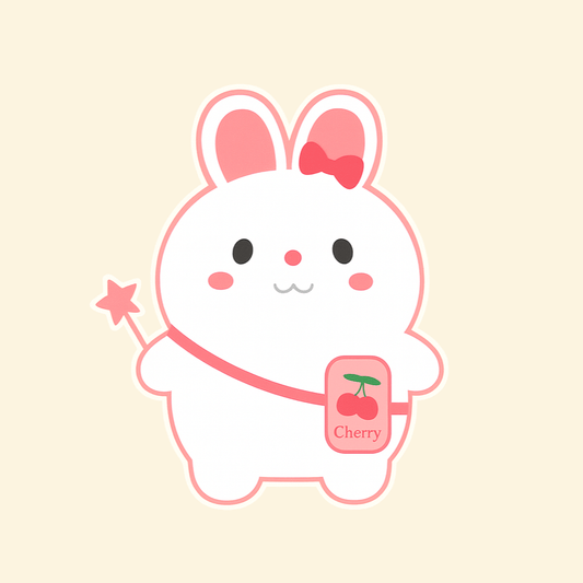 Veilleuse Murale Lapin Rose Blanc 