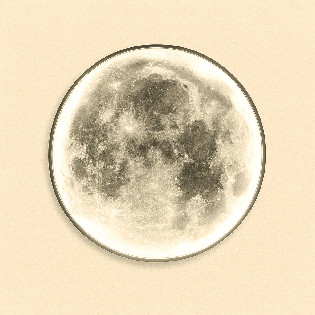 Veilleuse Murale Lune Design