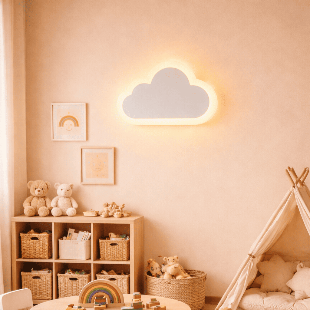 Veilleuse Murale Nuage Blanc